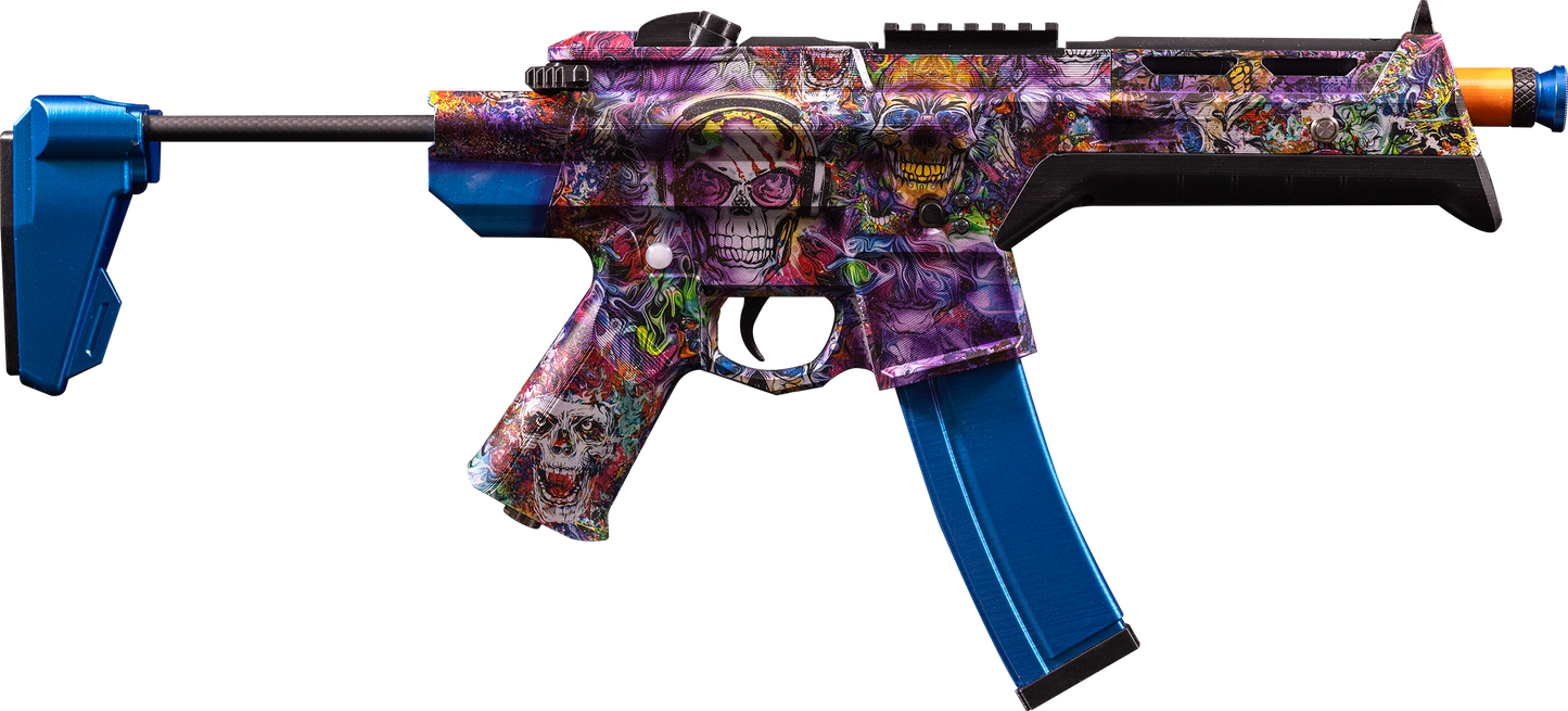 Blamcon Vyper Prebuilt - Funky Skulls Silver