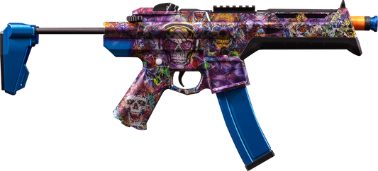 Blamcon Vyper Prebuilt - Funky Skulls Silver