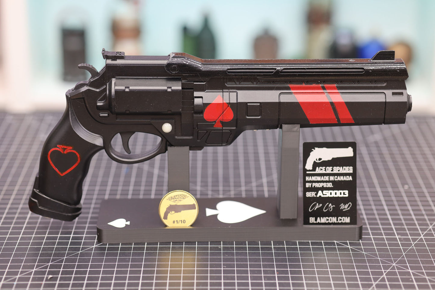 Blamcon Ace of Spades Prebuilt | Black/Red | AS0003