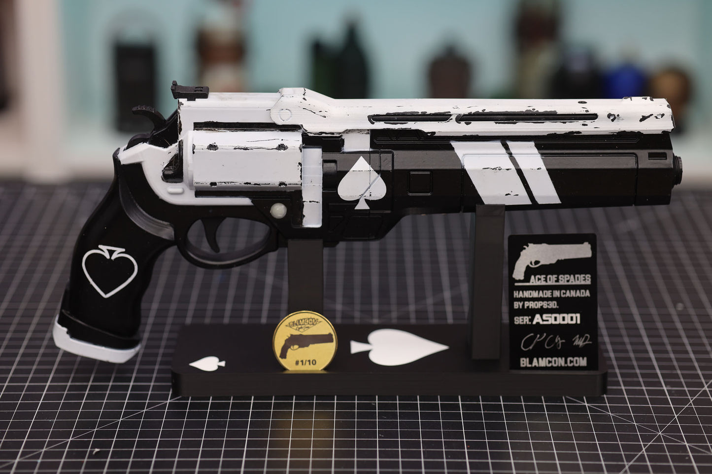 Blamcon Ace of Spades Prebuilt | Black/White | AS0004