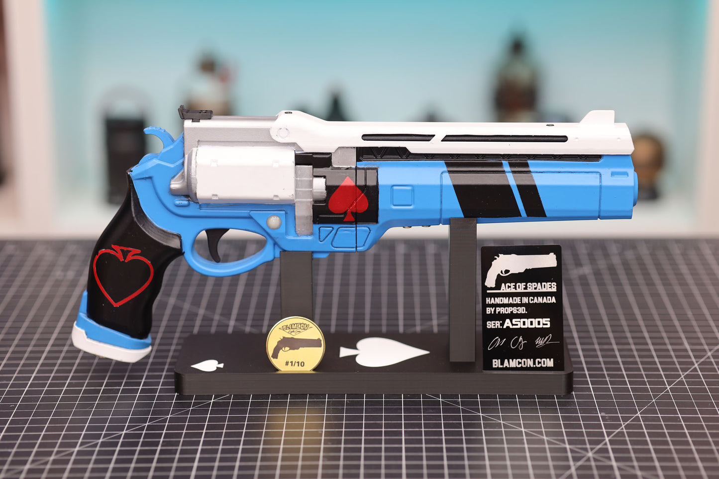 Blamcon Ace Of Spades | Complete Hand Painted and Weathered