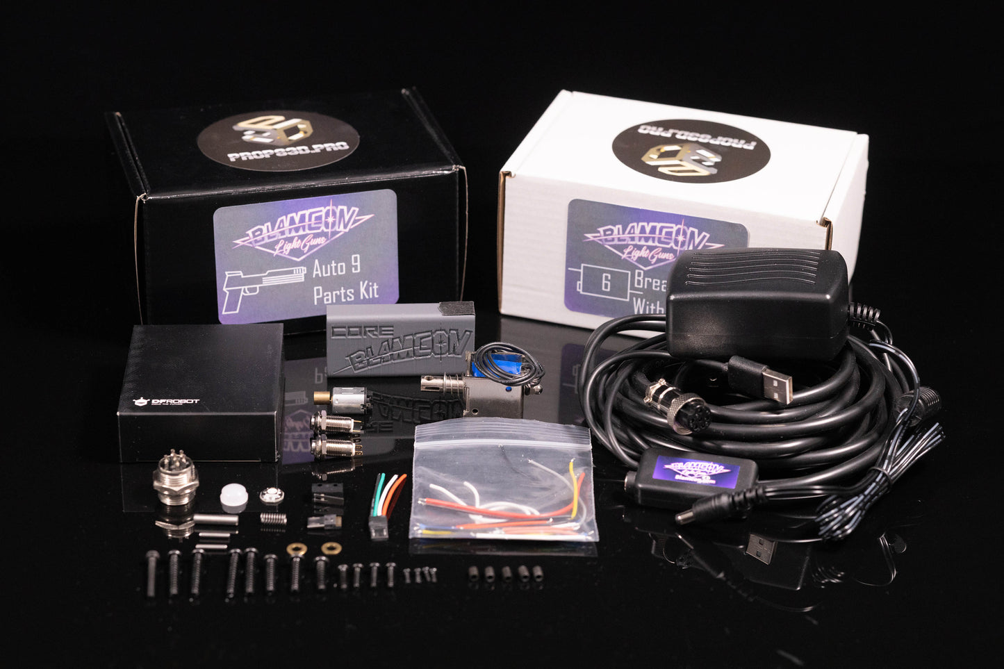 Blamcon Auto 9 Light Gun | Complete Parts Kit (NO IR)