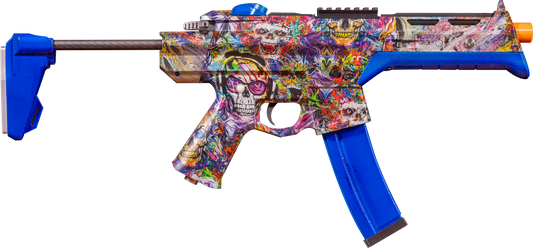 Blamcon Vyper Prebuilt - Blue Skull Graffiti